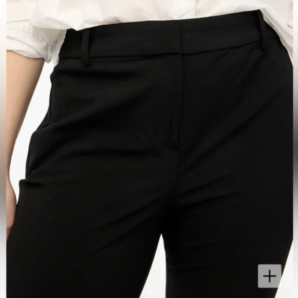 J. CREW Women's EUC Ruby Full-Length Stretch Twill Pant in Black | Size 18‎
